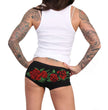 Hot Leathers Wild Roses Boy Shorts PTB7537