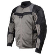 Milwaukee Leather Men's Venture Dark Grey/Black Textile Motorcycle Jacket w/ CE Armor - MPM17032