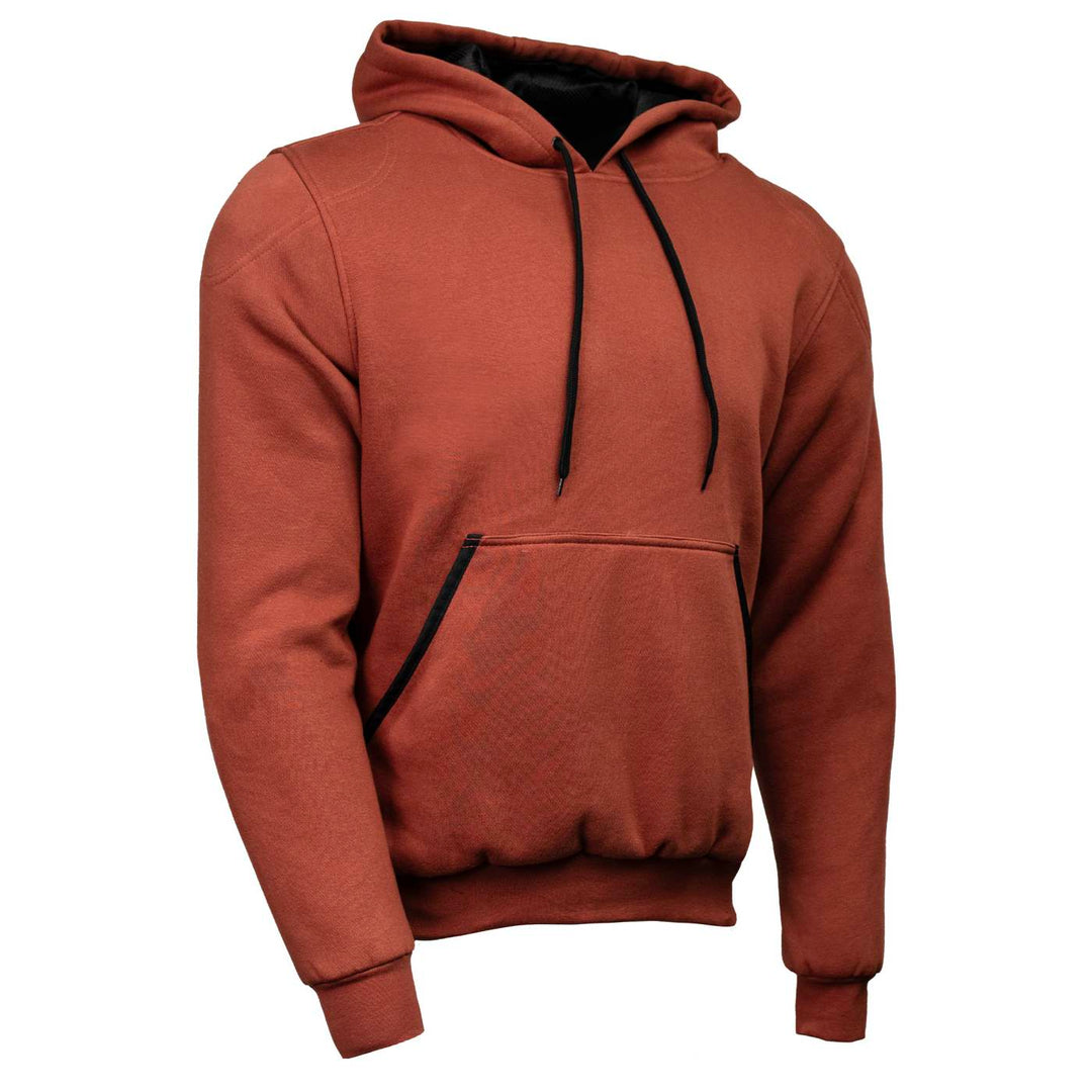Milwaukee Leather Men's Streetguard Riding Hoodie - Aramid Reinforced with CE Shoulder and Elbow Armor