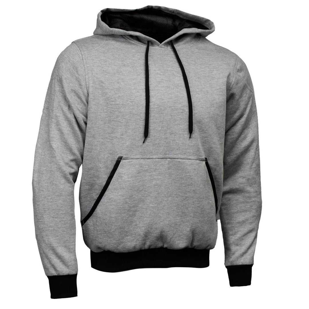 Milwaukee Leather Men's Streetguard Riding Hoodie - Aramid Reinforced with CE Shoulder and Elbow Armor