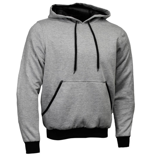 Milwaukee Leather Men's Streetguard Riding Hoodie - Aramid Reinforced with CE Shoulder and Elbow Armor