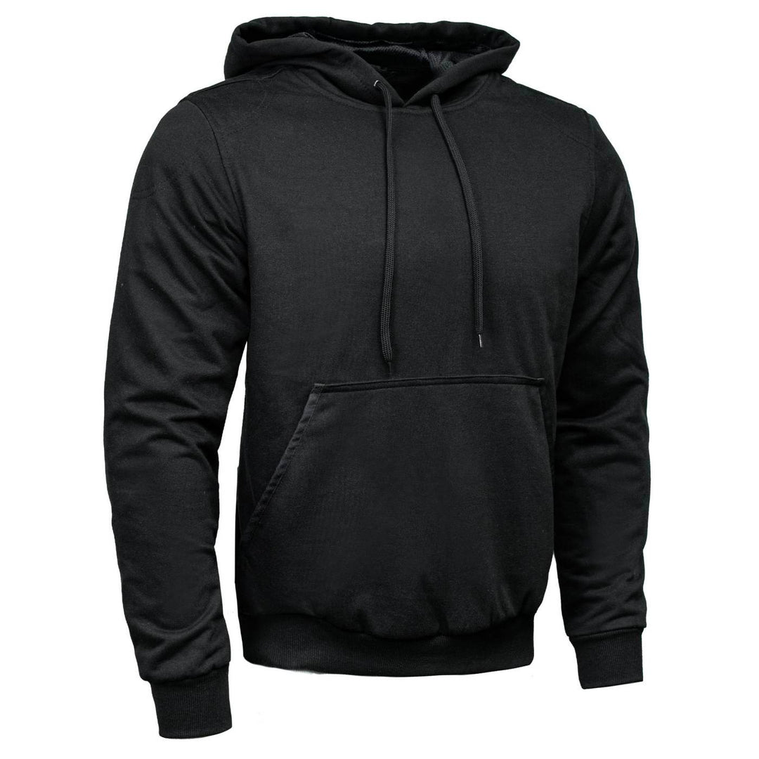 Milwaukee Leather Men's Streetguard Riding Hoodie - Aramid Reinforced with CE Shoulder and Elbow Armor