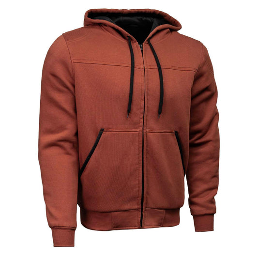 Milwaukee Leather Men's Streetguard Riding Hoodie - Aramid Reinforced with CE Shoulder and Elbow Armor