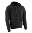 Milwaukee Leather Men's Streetguard Riding Hoodie - Aramid Reinforced with CE Shoulder and Elbow Armor