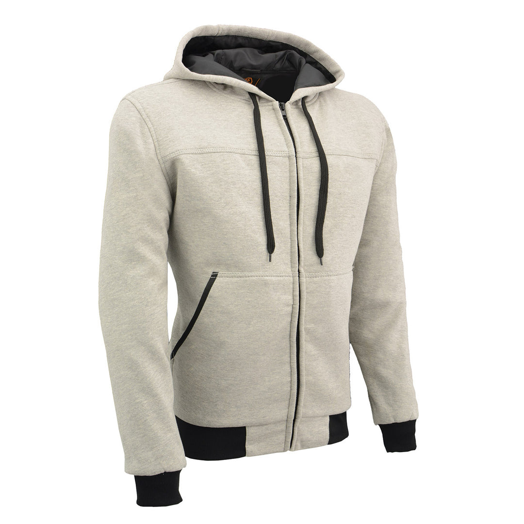 Milwaukee Leather Men's Streetguard Riding Hoodie - Aramid Reinforced with CE Shoulder and Elbow Armor