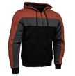 Milwaukee Leather Men's Streetguard Riding Hoodie - Aramid Reinforced with CE Shoulder and Elbow Armor