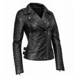 Milwaukee Leather Women's Velvet Vixen Black Lambskin Jacket, SFL2802