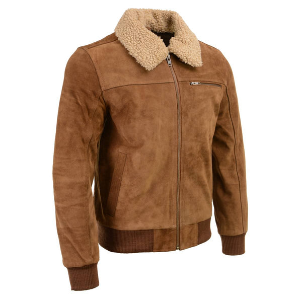Milwaukee Leather Vintage SFM1818 Men's Classic Beige Suede