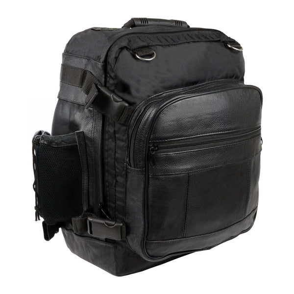 Milwaukee Leather SH54001 Medium Black Leather and Textile
