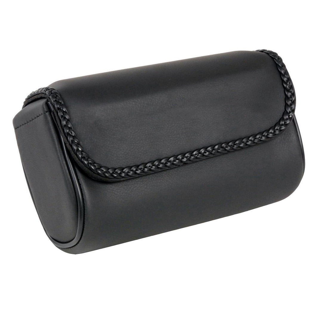 Milwaukee Performance SH627B01 Black PVC Small Braided Motorcycle Tool Bag with Self FastenerClosure
