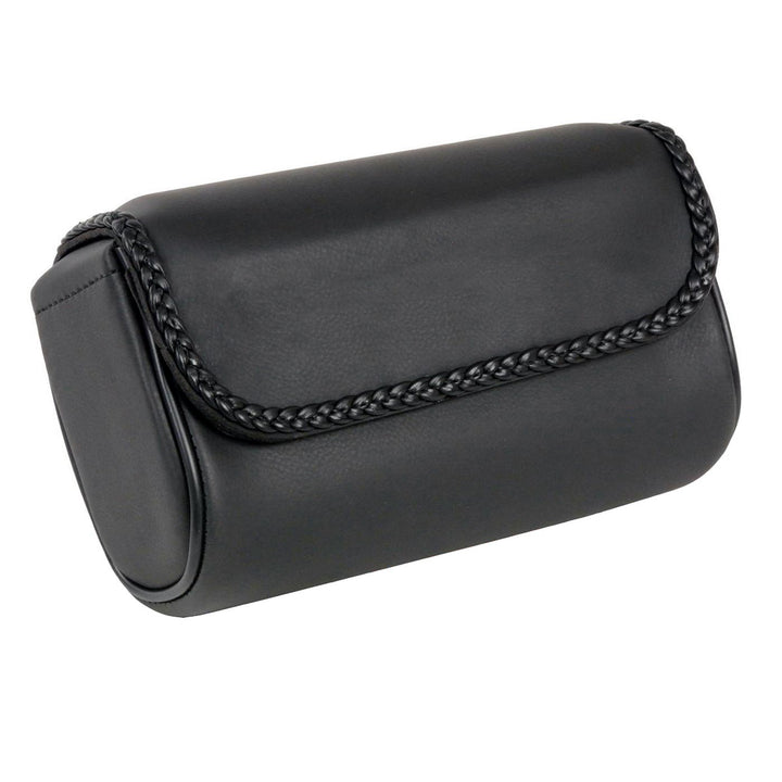 Milwaukee Performance SH627B01 Black PVC Small Braided Motorcycle Tool Bag with Self FastenerClosure