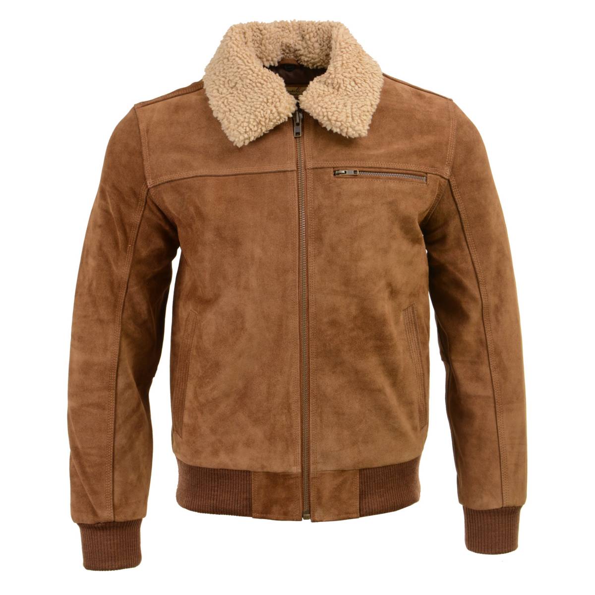 Milwaukee Leather Vintage SFM1818 Men's Classic Beige Suede