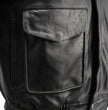 USA Leather 1515 Men's Black 'Classic Aviator' Bomber Leather Jacket
