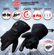 Milwaukee Leather MG17501SET Men’s Heated Black Leather/Textile Winter Gloves /Harness Wire and i-Touch
