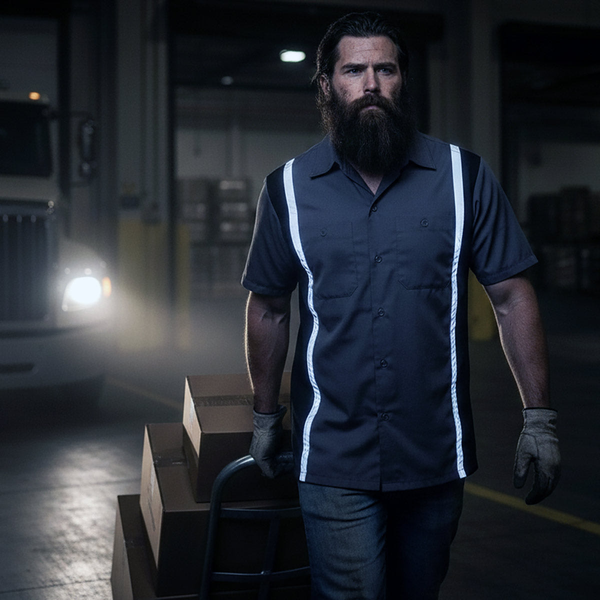 Milwaukee Motorcycle Clothing Co. Men's Blk/Grey Mechanic Work