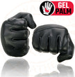 Milwaukee Leather MG7735 Women's Black Leather Gel Palm Motorcycle Hand Gloves W/ Flex Knuckles