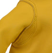 M-Boss Motorcycle Apparel BOS37550 Men's Yellow Full Grain Deerskin Gloves
