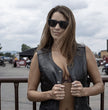 Milwaukee Leather LKL4700 Women's Black Premium Leather Side Laced  Motorcycle Biker Riders Vest w/ Snap Closure