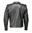 Milwaukee Leather LKM1703 Men's Classic Black Premium Leather Motorcycle Biker Rider Jacket
