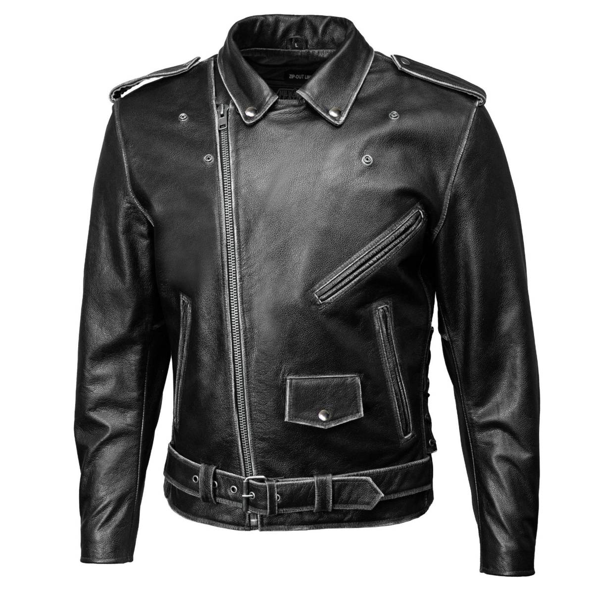 Milwaukee Leather Men's Live to Ride Classic Black Premium Leather