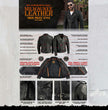 Milwaukee Leather LKM1711 Black Leather Motorcycle Jacket for Men, Thick Police Style Biker Jacket w/ Side Lace