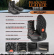 Milwaukee Leather Men's Black Wide Width 7-inch Lace to Toe Full-Waterproof Leather Boots MBM9036WP