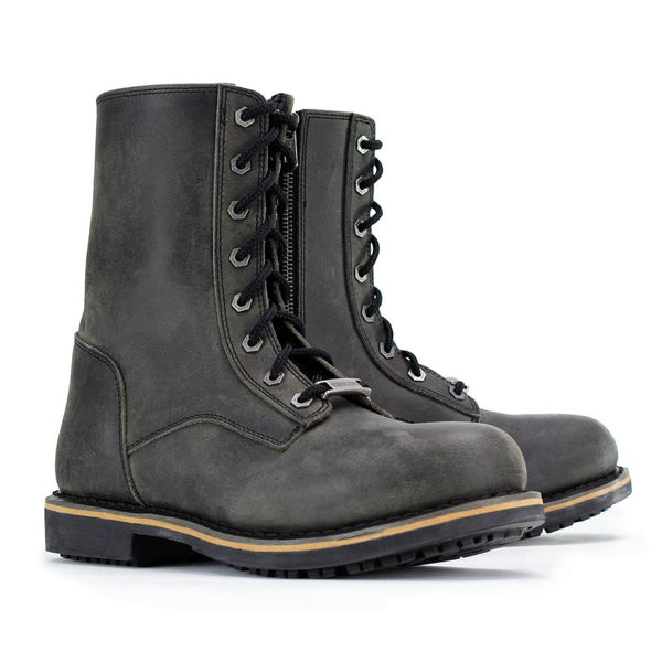 Milwaukee Leather MBM9065 Men's Antique Black Lace-Up High-Rise