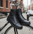 Milwaukee Leather Men's Black Leather Street Riding Shoes, MBM9104