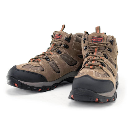 Milwaukee Leather Men's Brown Suede Lace-Up Waterproof Outdoor Hiking Boots MBM9150