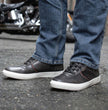 Milwaukee Leather MBM9152 Men's Black Leather High-Top Biker Riding Waterproof Shoes Reinforced w/ Ankle Support