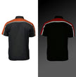 Milwaukee Motorcycle Clothing Co. Men's Orange Mechanic Shirt, MDM11603