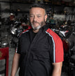 Milwaukee Motorcycle Clothing Co. Men’s Blk/Red Mechanic Work Shirt – w / Reflective Strip, Rider‑Built MDM11606