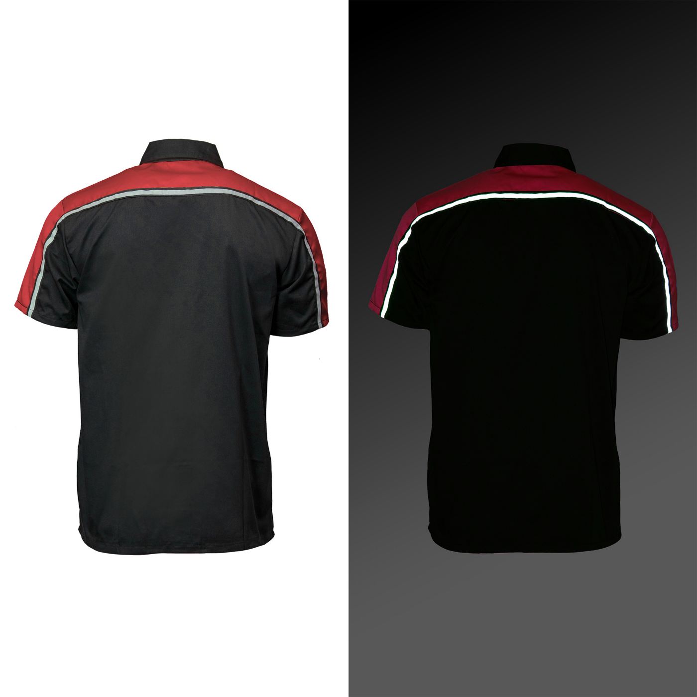 Milwaukee Motorcycle Clothing Co. Men's Red Mechanic Shirt, MDM11606