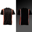 Milwaukee Motorcycle Clothing Co. Men’s Blk/Orange Mechanic Work Shirt – w / Reflective Strip, Rider‑Built MDM11610