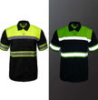 Milwaukee Motorcycle Clothing Co. Men’s Safeway Green/Black Mechanic Rider Ready Shirt w/ Reflective Strip MDM11613