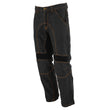Milwaukee Leather Men's Classic Black Denim Motorcycle Pants, MDM5016