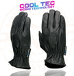 Milwaukee Leather MG7596 Men's Black Leather Motorcycle Rider Unlined Gloves w/ Cool-Tec Leather Treatement