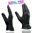 Milwaukee Leather MG7797 Women's Black Leather Motorcycle Rider Unlined Gloves w/ Cool-Tec Leather Treatement