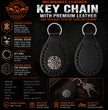 Milwaukee Leather Black Key Chain MLA9512