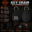 Milwaukee Leather Black Key Chain MLA9513