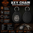 Milwaukee Leather Black Key Chain MLA9501