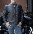 Milwaukee Leather USA MADE MLJKM5006 Men's Black Rumble Premium Leather Motorcycle Jacket
