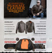 Milwaukee Leather MLM1508 Men's Distressed Brown Premium Leather Motorcycle Rider Jacket