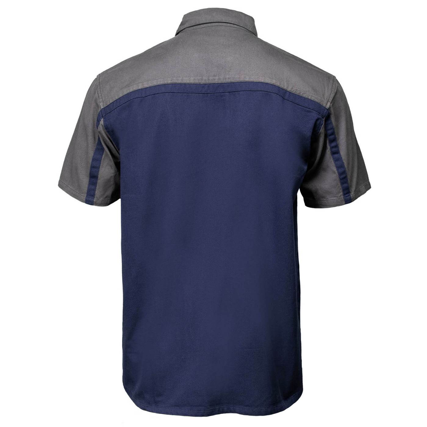 MMCC Men's Pit Line Mechanic Button Up Shirt - Dual Chest Pockets - Microfiber Panel - Rider Ready - MMC16027