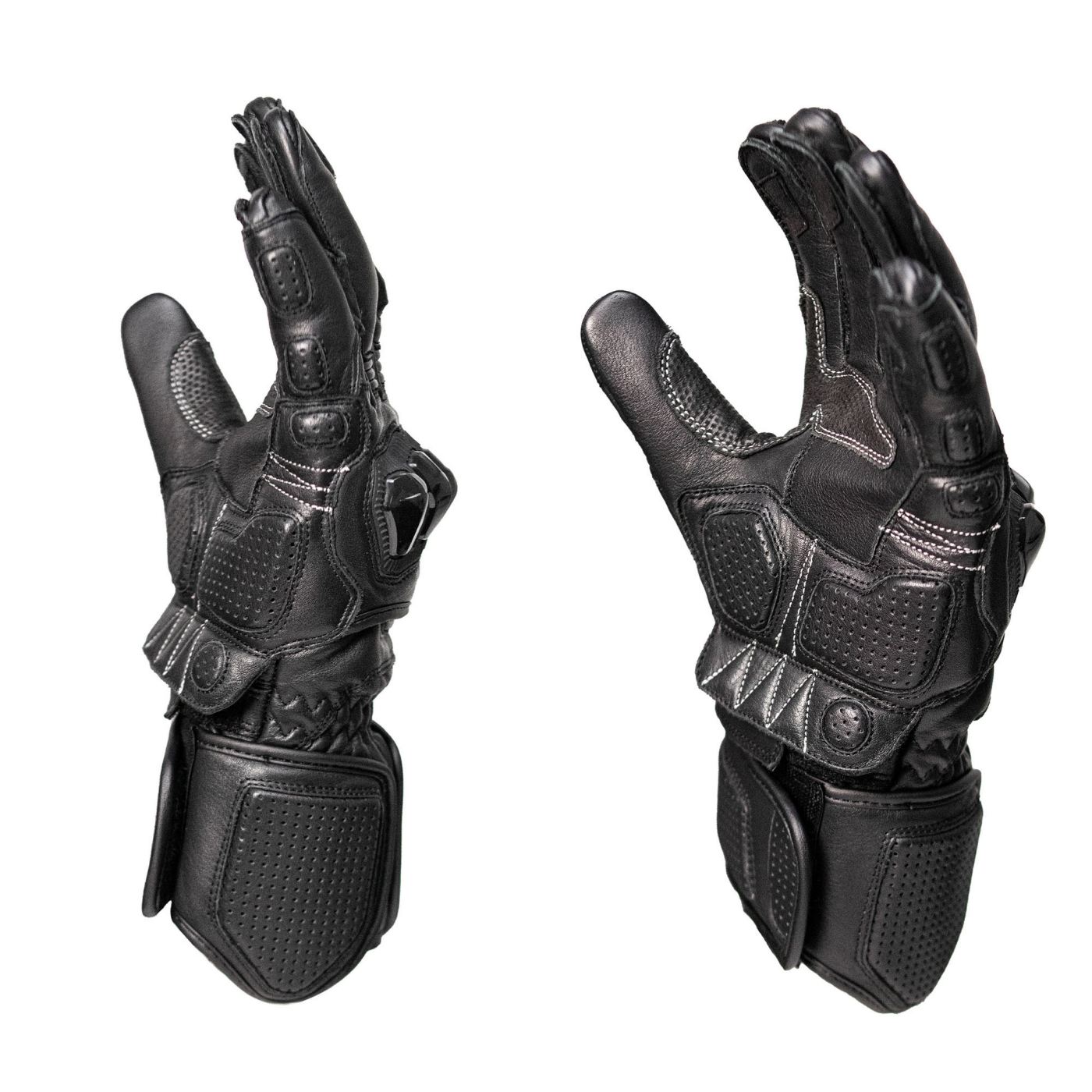 Milwaukee Motorcycle Clothing Co. Men's Leather Motorcycle Gloves,MMC70000