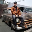 Milwaukee Leather MNG11642 Men's Flannel Plaid Orange and Black Long Sleeve Cotton Button Down Shirt w/ Hoodie