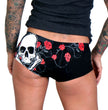 Hot Leathers PTB7007 Red Roses Boy Shorts