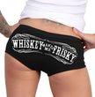 Hot Leathers Whiskey Makes Me Frisky Boy Shorts PTB7554
