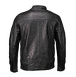 Milwaukee Leather SFM1866 Men's Classic Black Premium Leather Motorcycle Style Jacket with Zipper Front