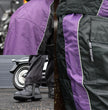 NexGen SH2222 Women's Purple and Black Oxford Water Proof Motorcycle Rain Suit